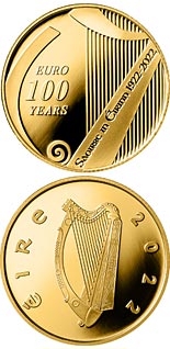 100 euro coin 100 Years Since the Establishment of the State | Ireland 2022