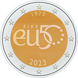 2 euro coin 50 Years of European Union Membership | Ireland 2023
