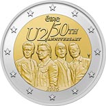 2 euro coin U2 50th Anniversary 2026 | Ireland 2026