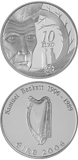 10 euro coin Samuel Beckett Birth 100th Anniversary | Ireland 2006