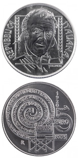 5 euro coin 85. birthday of Federico Fellini | Italy 2005
