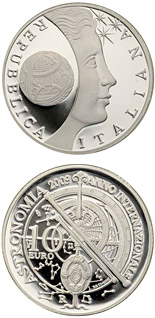 10 euro coin International Year of Astronomy | Italy 2009
