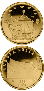 20 euro coin Europe of the Arts - Alvar Aalto - Finland | Italy 2005