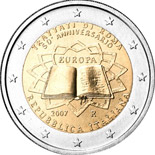 2 euro coin 50th Anniversary of the Treaty of Rome | Italy 2007