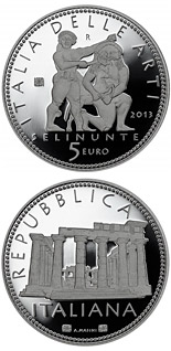 5 euro coin Italian Art: Selinunt | Italy 2013