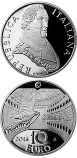 10 euro coin Gioachino Rossini | Italy 2014