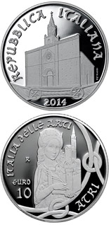 10 euro coin Atri - Abruzzo | Italy 2014