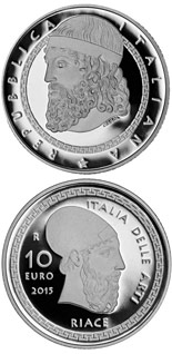 10 euro coin Riace bronzes | Italy 2015