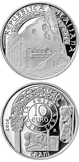10 euro coin Trani Cathedral – Apulia | Italy 2018
