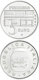 5 euro coin NUTELLA® by the Ferrero Group | Italy 2021