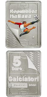 5 euro coin Panini stickers | Italy 2022