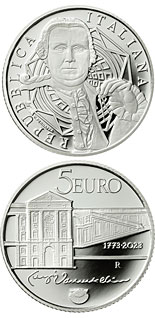 5 euro coin 250th Anniversary of the death of Luigi Vanvitelli | Italy 2023