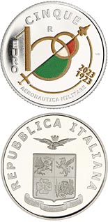5 euro coin Centenary of the Italian Air Force | Italy 2023