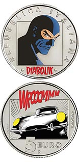 5 euro coin Diabolik - DIABOLIK | Italy 2023