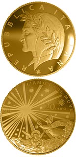 20 euro coin 700th Anniversary of the death
of Dante Alighieri - Paradise | Italy 2023