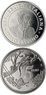 5 euro coin 100th Anniversary of the Birth of Italo Calvino | Italy 2023
