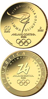 50 euro coin Olympic and Paralympic Winter Games Milano Cortina 2026 | Italy 2025