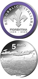 5 euro coin 100 Years ACF Fiorentina | Italy 2026