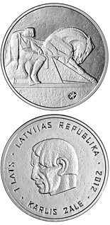 1  coin Kārlis Zāle | Latvia 2012