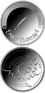 5 euro coin Valse Mélancolique | Latvia 2015