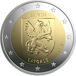 2 euro coin Latgale | Latvia 2017
