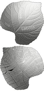 5 euro coin Linden leaf | Latvia 2020
