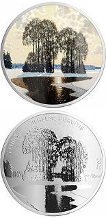 5 euro coin Vilhelms Purvītis | Latvia 2022