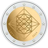 2 euro coin Puzzles | Latvia 2024