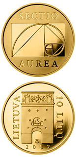 10 litas coin Gate of Dawn (Ostra Brama)  | Lithuania 2007
