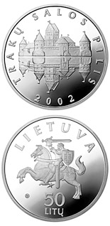 50 litas coin Trakai Island Castle | Lithuania 2002