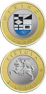 2 litas coin Neringa | Lithuania 2012