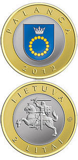 2 litas coin Palanga | Lithuania 2012