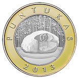 2 litas coin Puntukas | Lithuania 2013