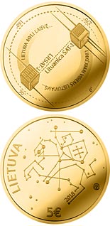 5 euro coin Technological Sciences | Lithuania 2018