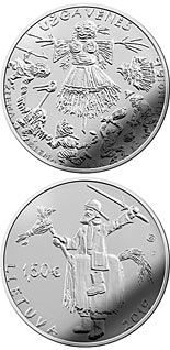 1.5 euro coin Užgavėnės | Lithuania 2019