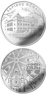 20 litas coin Sapieha Palace | Lithuania 2019