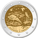 2 euro coin Žuvintas Biosphere Reserve | Lithuania 2021