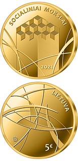 5 euro coin Social Sciences | Lithuania 2021
