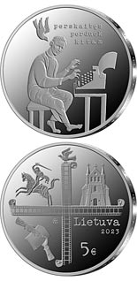 5 euro coin The role of the Lithuanian Catholic Church in unarmed resistance
 | Lithuania 2023