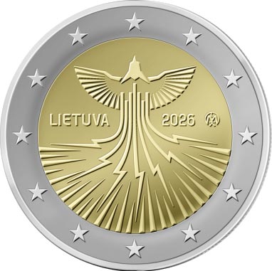 Image of 2 euro coin - Lithuania‘s energy independence | Lithuania 2026