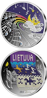 5 euro coin The Lullaby | Lithuania 2025