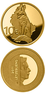 10 euro coin Rénert the Fox  | Luxembourg 2011