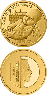 100 euro coin Birth of Prince Charles | Luxembourg 2020