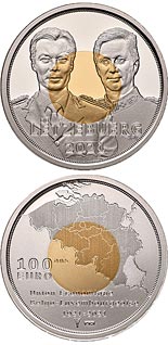 100 euro coin Centenary of the anniversary of the Belgo-Luxembourg Economic Union | Luxembourg 2021