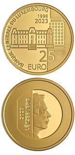 25 euro coin 25th Anniversary of the Banque Centrale Du Luxembourg | Luxembourg 2023