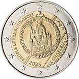 2 euro coin 40th anniversary of the award of the International Charlemagne Prize to the people of Luxembourg | Luxembourg 2026