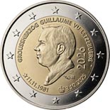 2 euro coin Grand Duke's Official Birthday | Luxembourg 2026