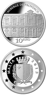 10 euro coin Auberge de Provence | Malta 2013
