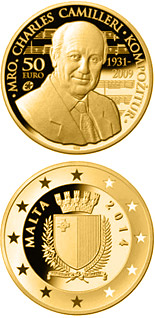 50  coin Charles Camilleri | Malta 2014