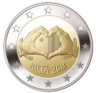 2 euro coin Love | Malta 2016